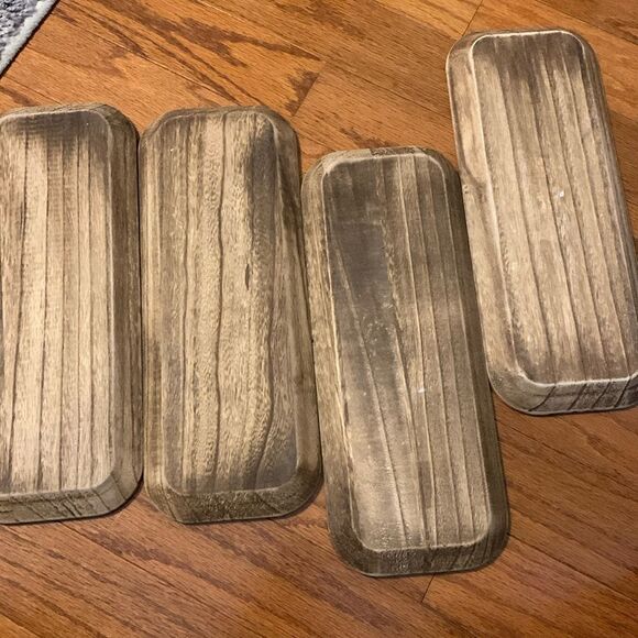 Charcuterie boards (solid wood) BUNDLE of FOUR - Picture 3 of 6